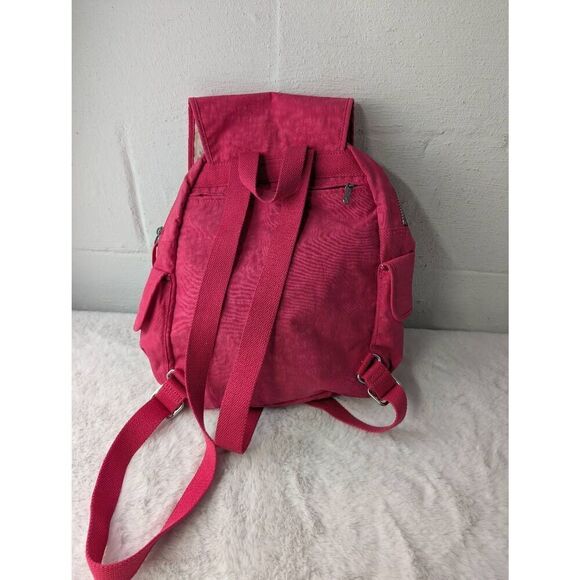 Kipling City Pack Ravier Medium Pink Backpack *Missing Monkey Keychain‎ main image 4